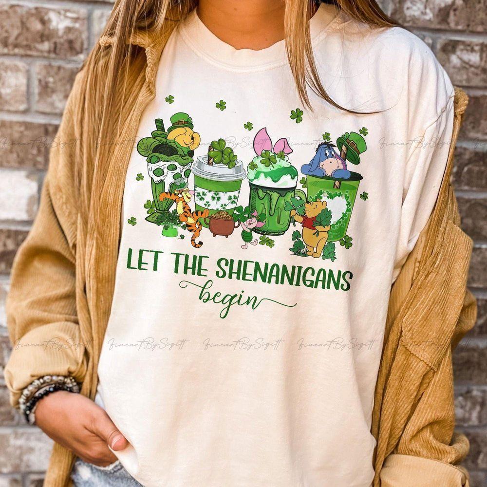Winnie The Pooh Happy St Patricks Day Disney Let The Shenanigans Begin Vuitino Merch Winnie The Pooh Happy St Patricks Day Disney Let The Shenanigans Begin Vuitino Merch